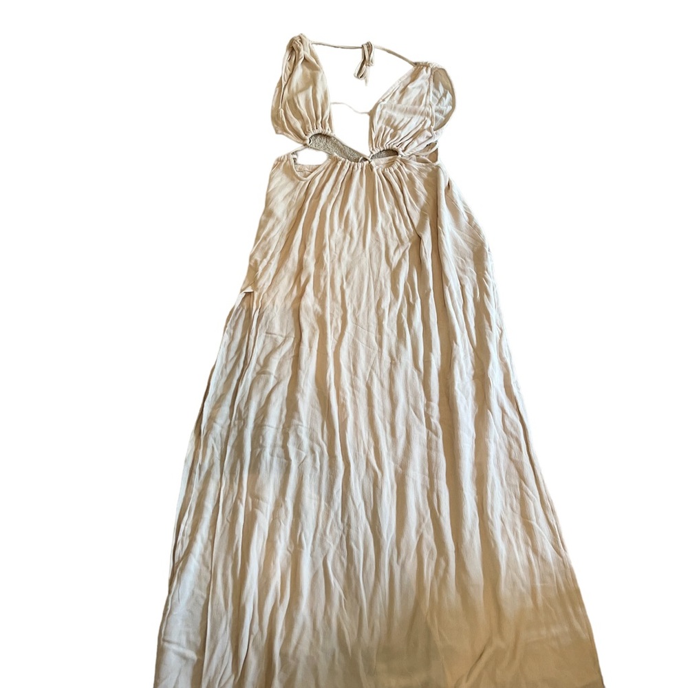 Chic Cream Maxi Dress